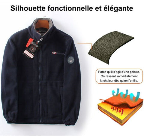 🎄 Convient aux hommes et aux femmes🎁 Veste chaude matelassée double couche unisexe （ 50% DE RÉDUCTION ）