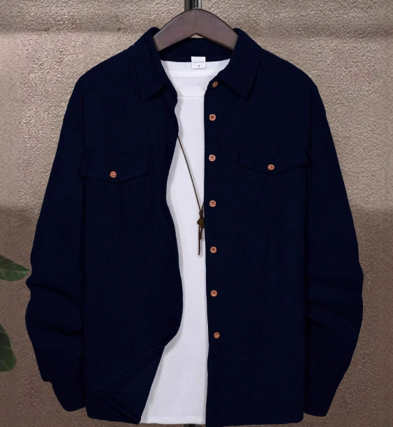 Lightweight Corduroy Jacket for Big Guys – Spring/Summer Style!