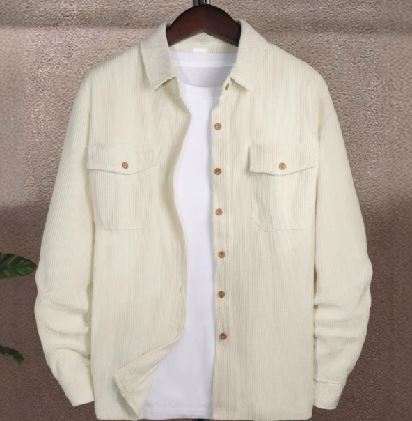 Lightweight Corduroy Jacket for Big Guys – Spring/Summer Style!