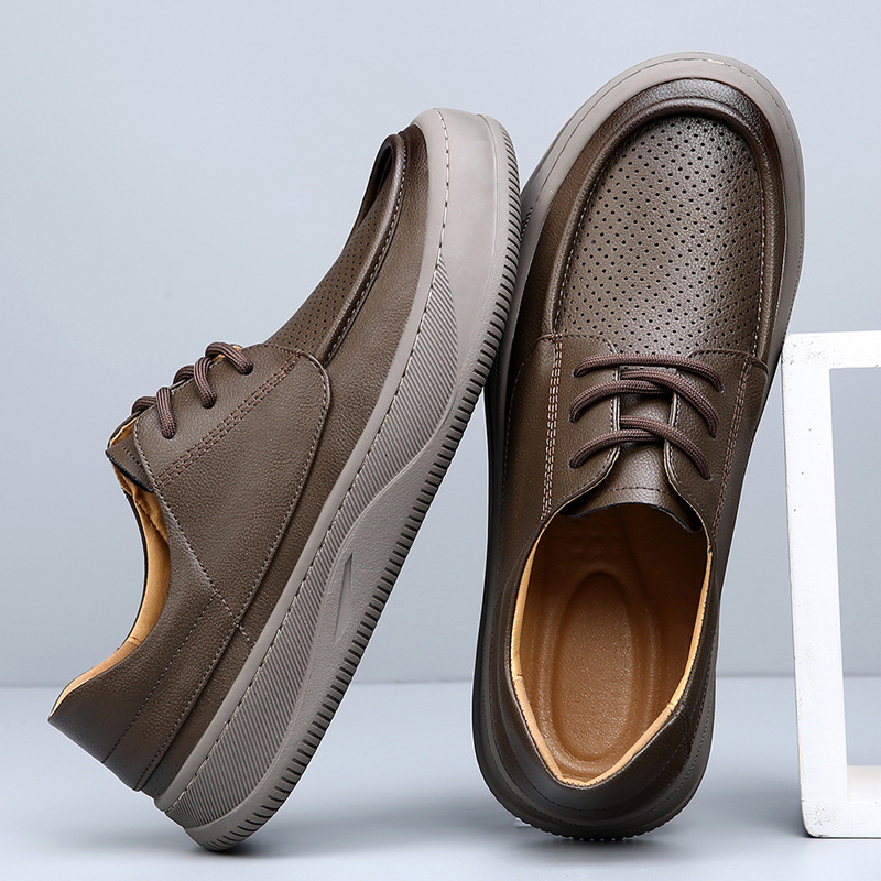 🔥 2025 Men’s Leather Sneakers 👟