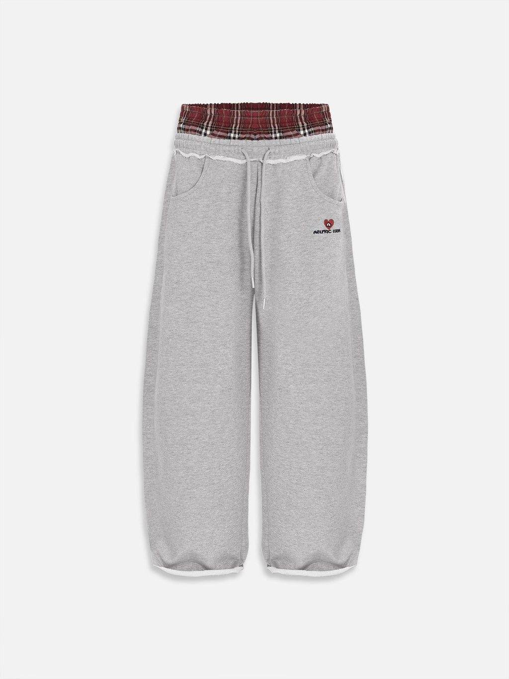 Retro Double Waist Sweatpants – Unisex Style