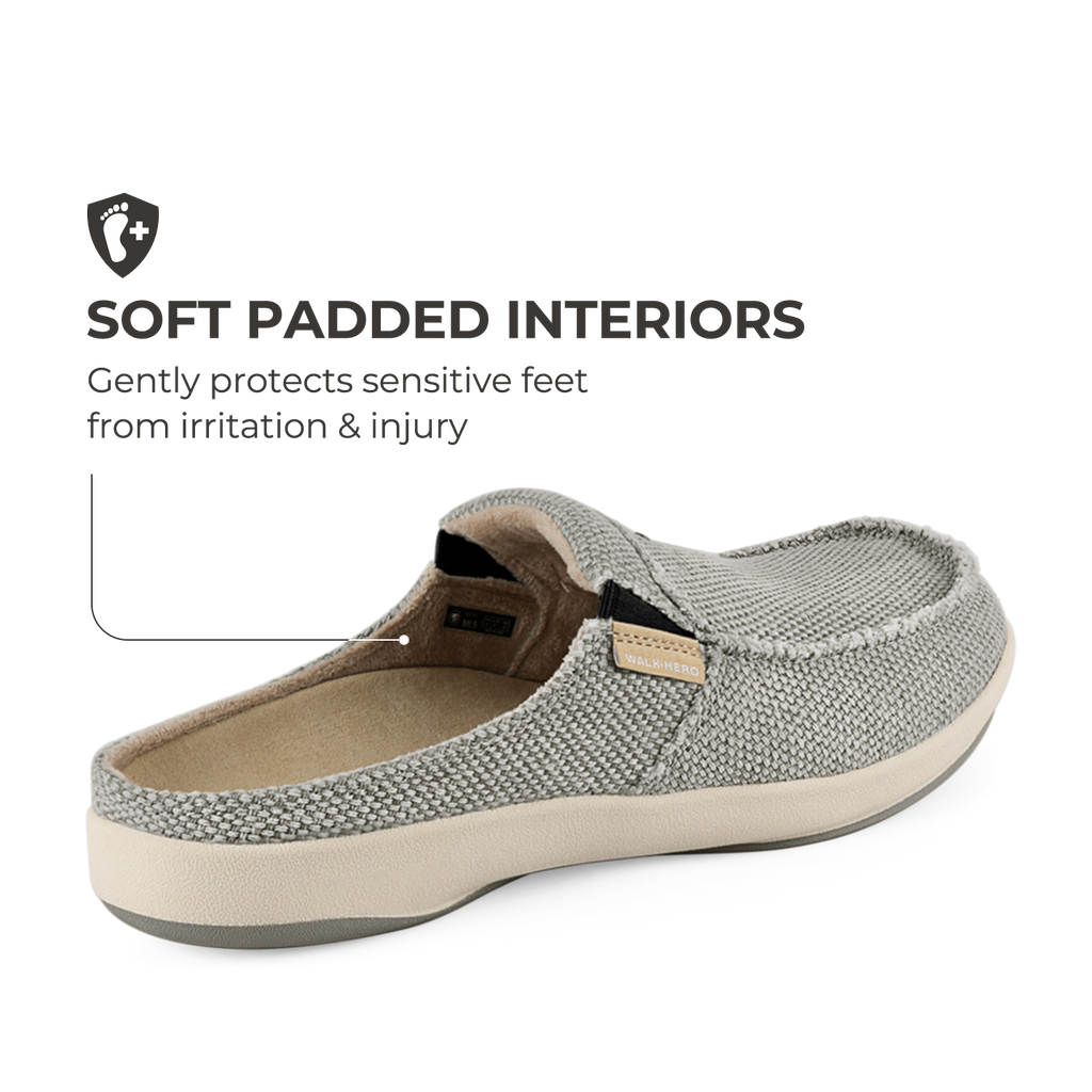 Men's Canvas Arch Support Slippers