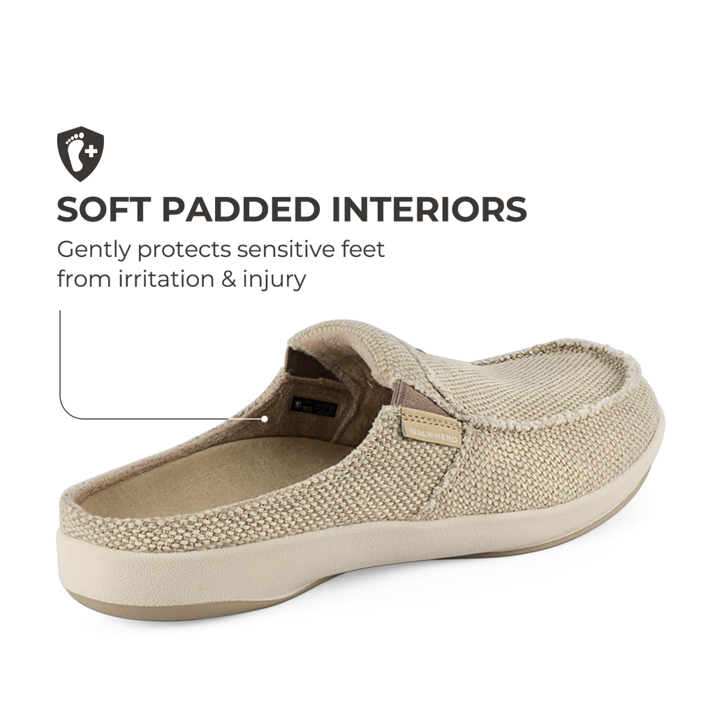 Men's Canvas Arch Support Slippers