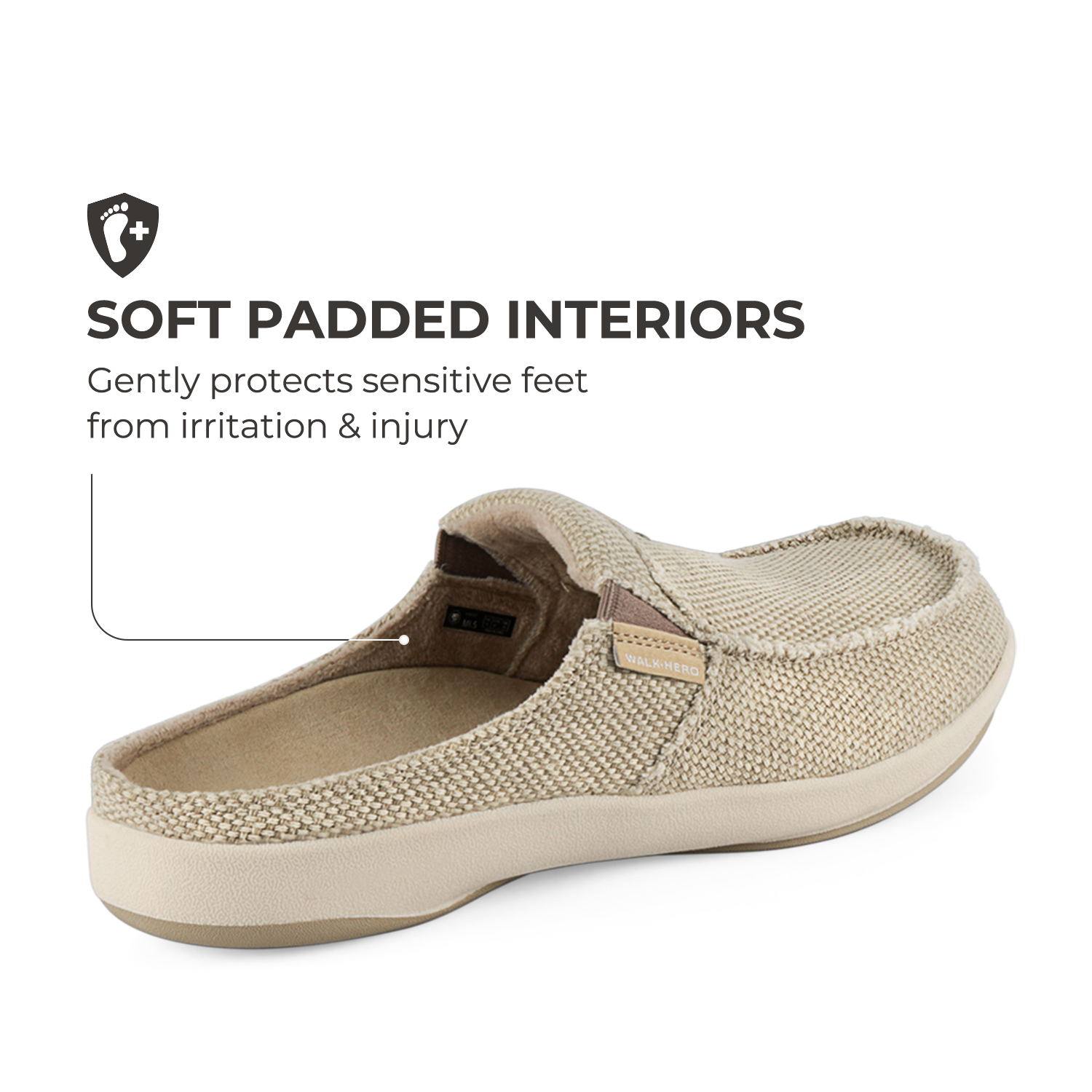 Men's Canvas Arch Support Slippers