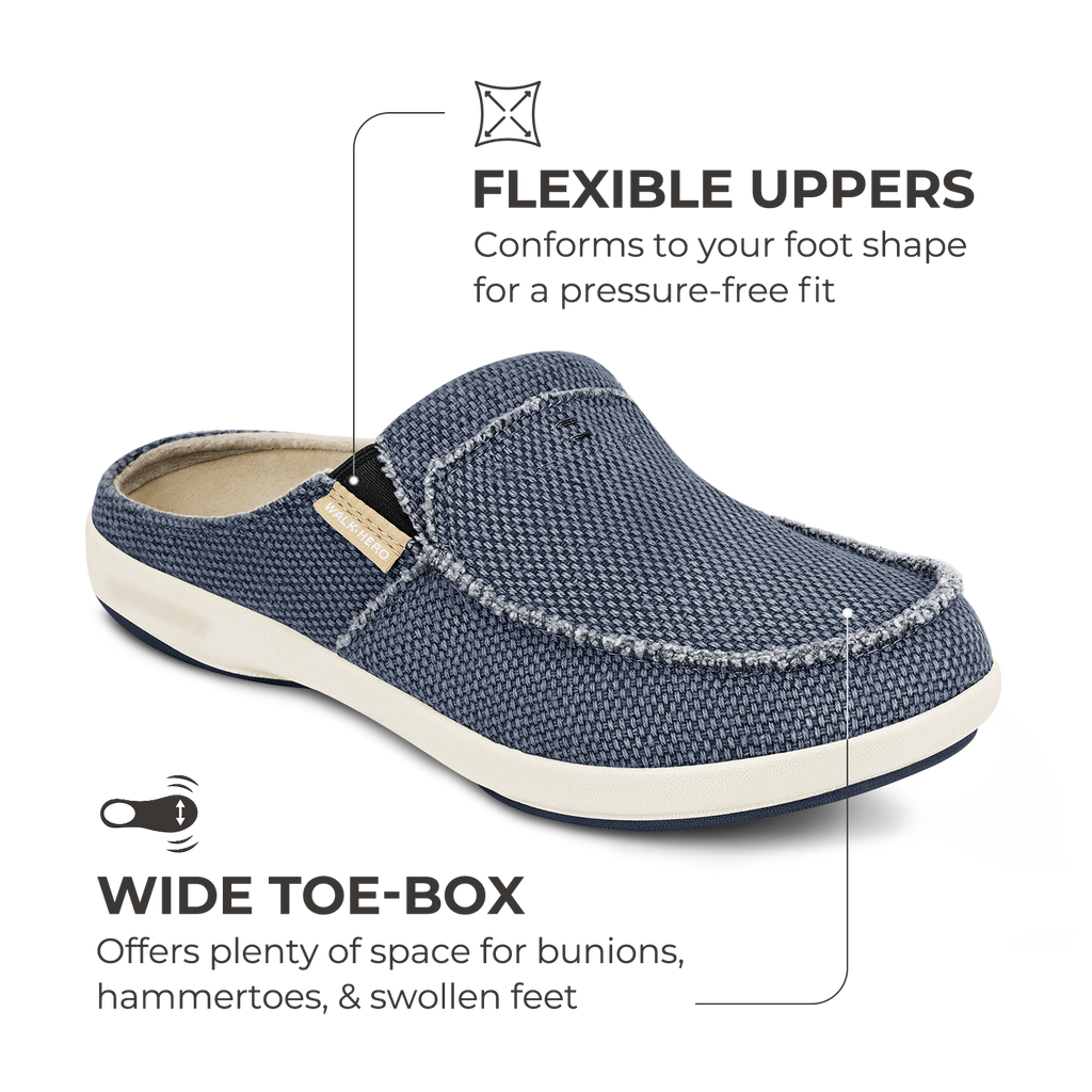 Men's Canvas Arch Support Slippers