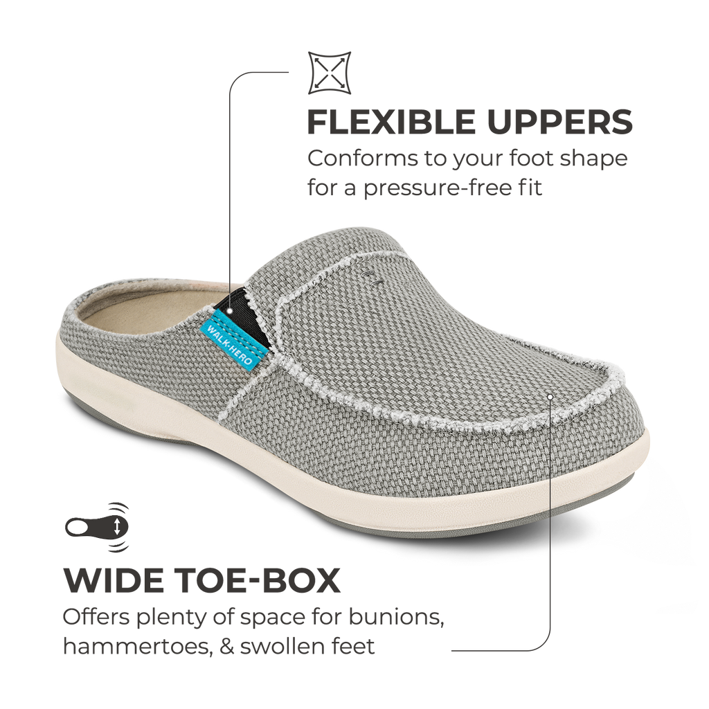 Men's Canvas Arch Support Slippers