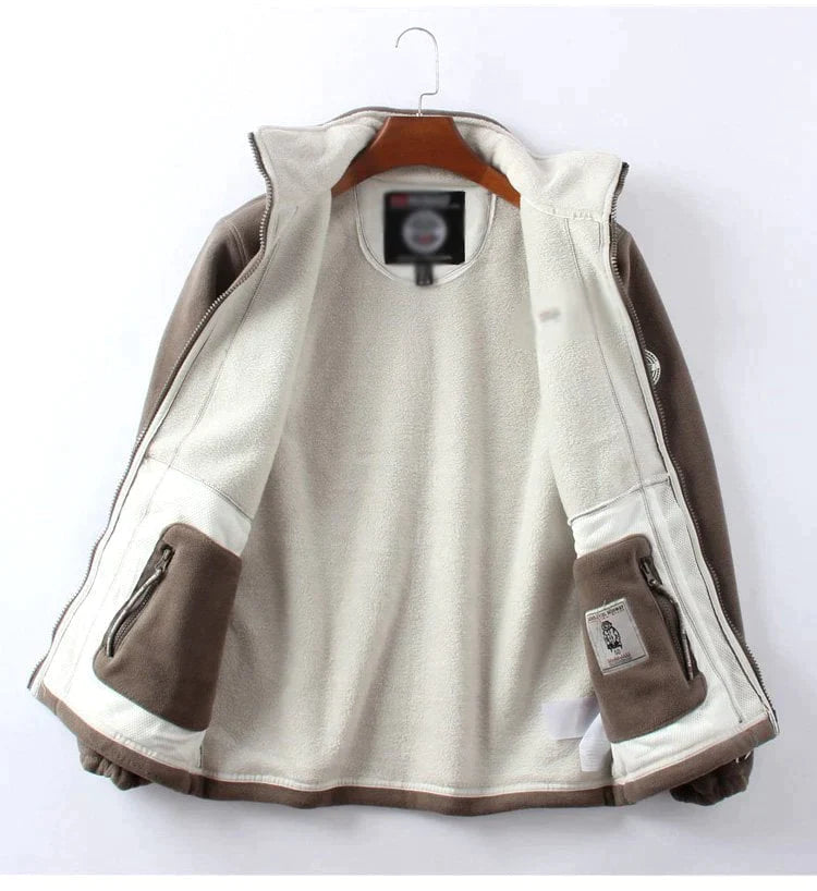 🎄 Convient aux hommes et aux femmes🎁 Veste chaude matelassée double couche unisexe （ 50% DE RÉDUCTION ）