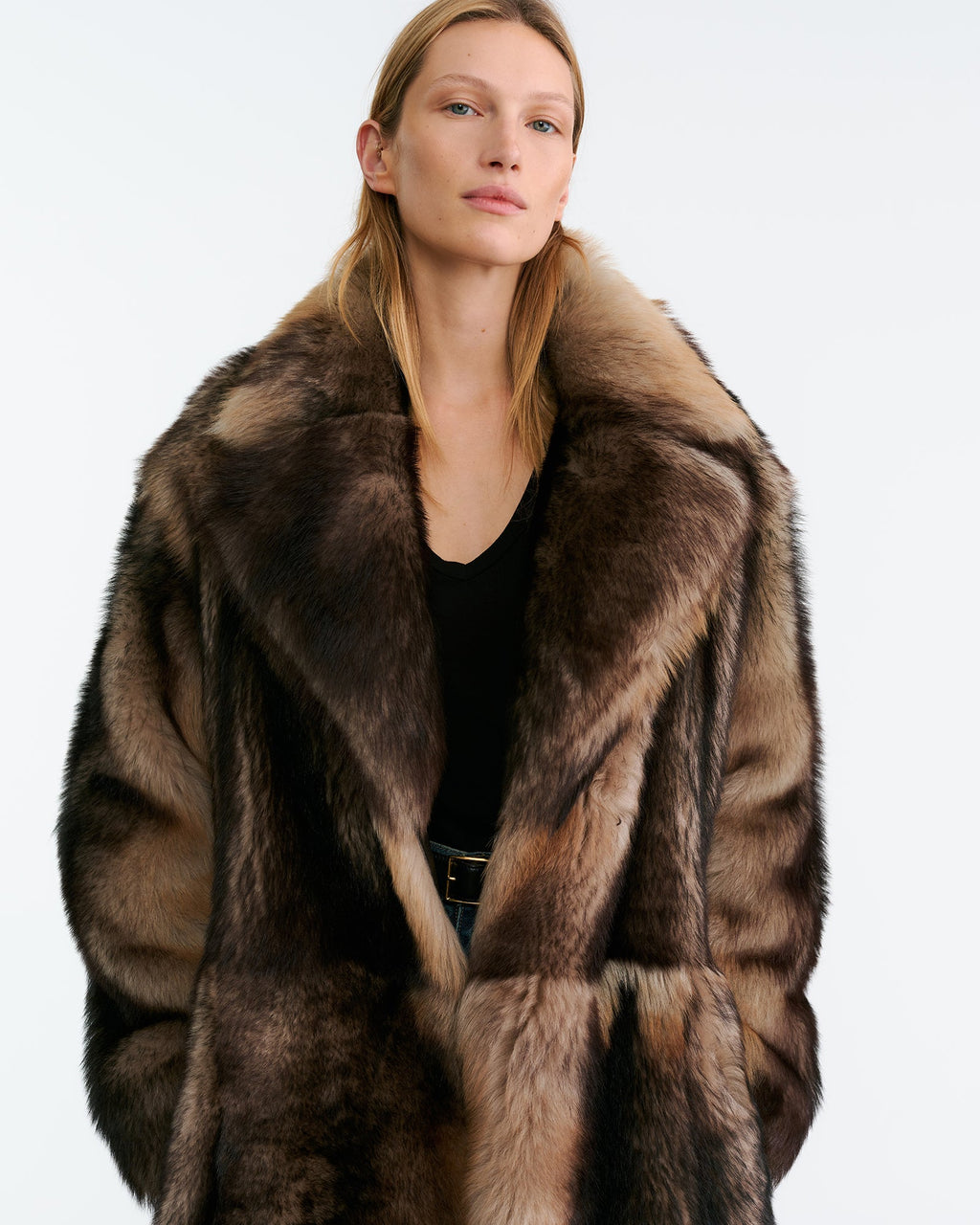 INGRID SHEARLING COAT