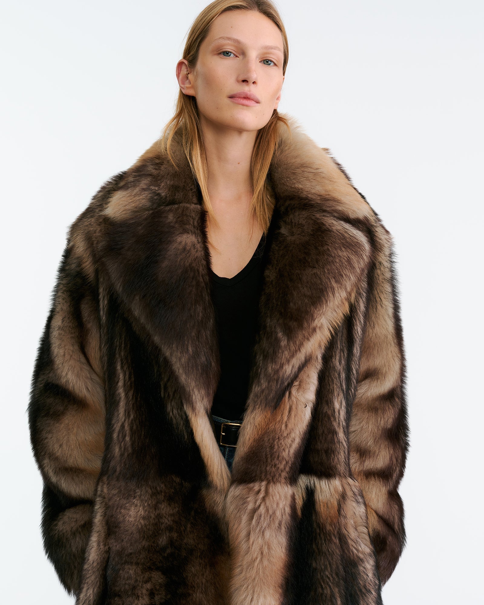 INGRID SHEARLING COAT