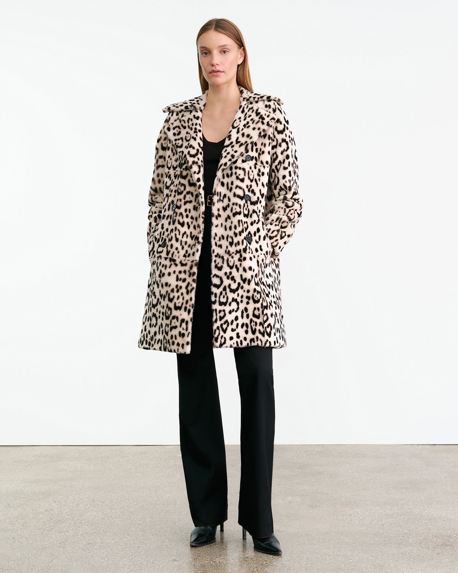 CRYSTAL SHEARLING COAT