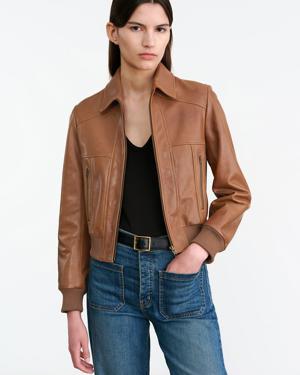 SUE LEATHER JACKET