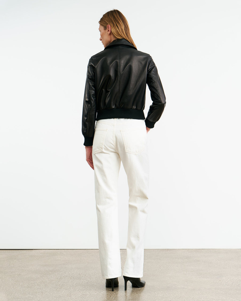 REDLEY LEATHER BOMBER JACKET