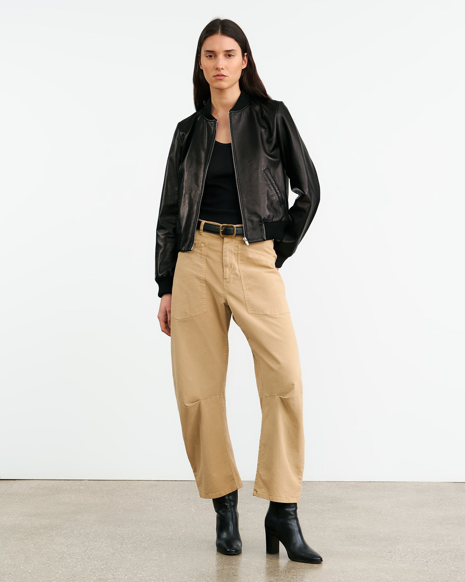 THORENS LEATHER BOMBER