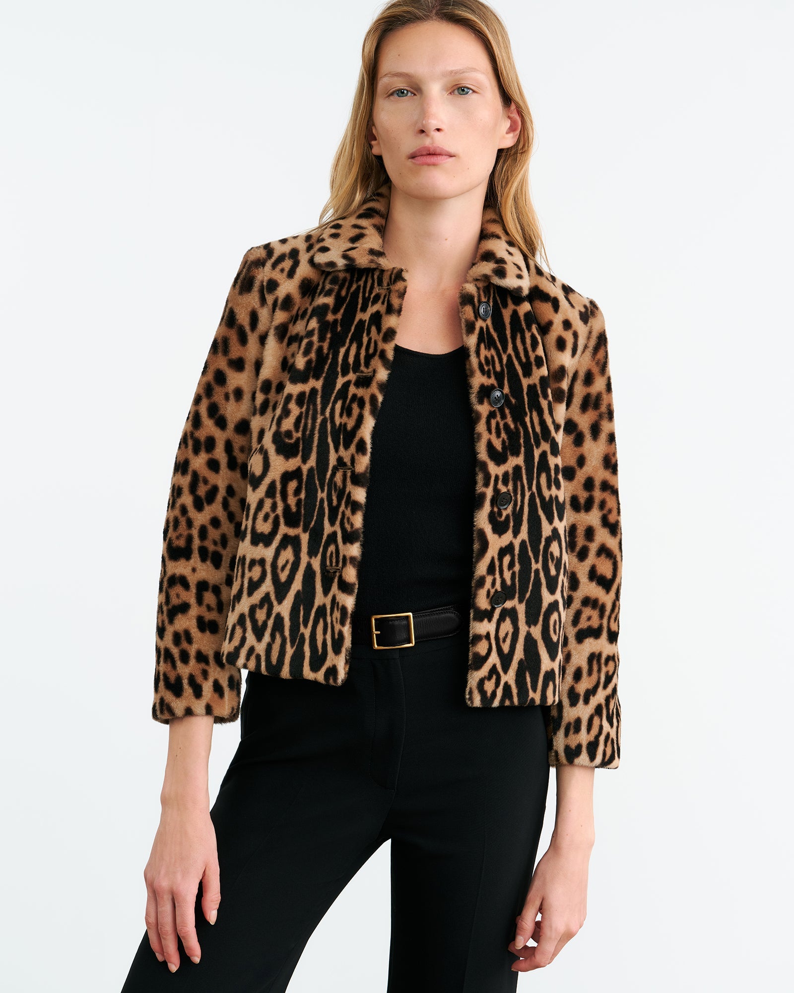 MONTMARTRE SHEARLING CROPPED JACKET