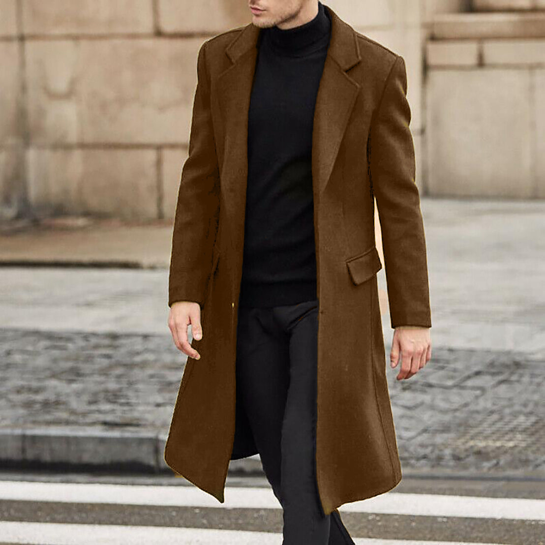 ❄❄❄Men’s Classic British-Style Trench Coat😎😎😎