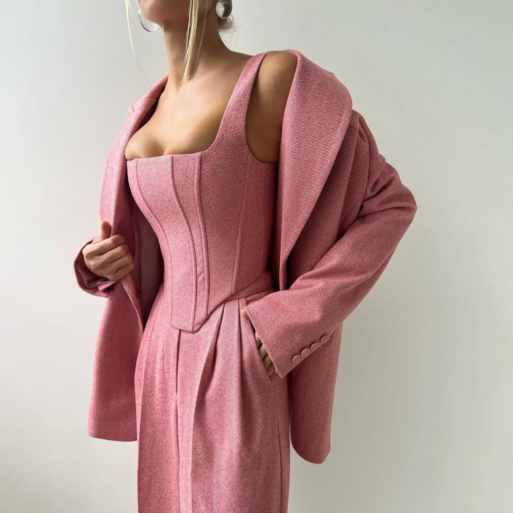 High-end three-piece suit for women