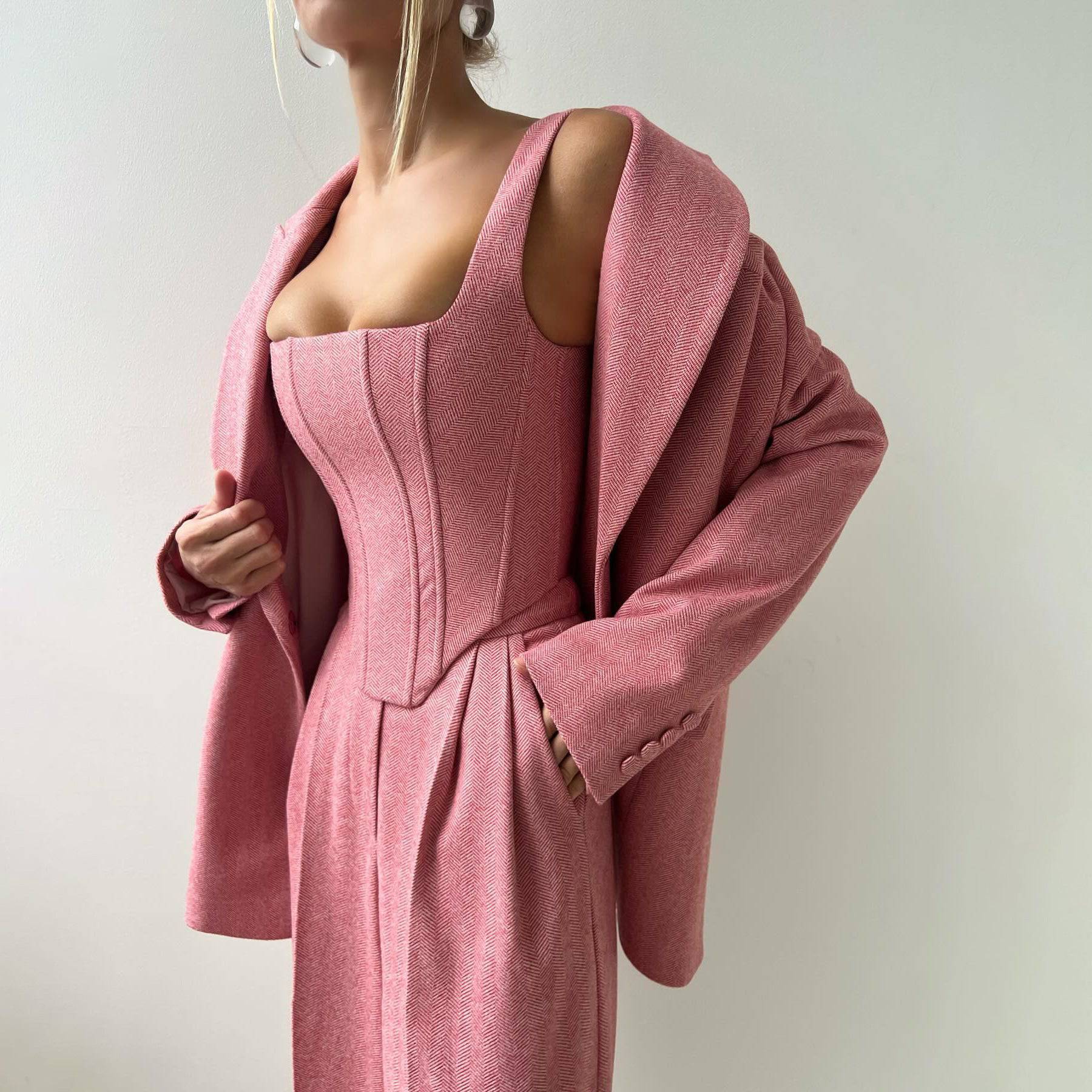 High-end three-piece suit for women