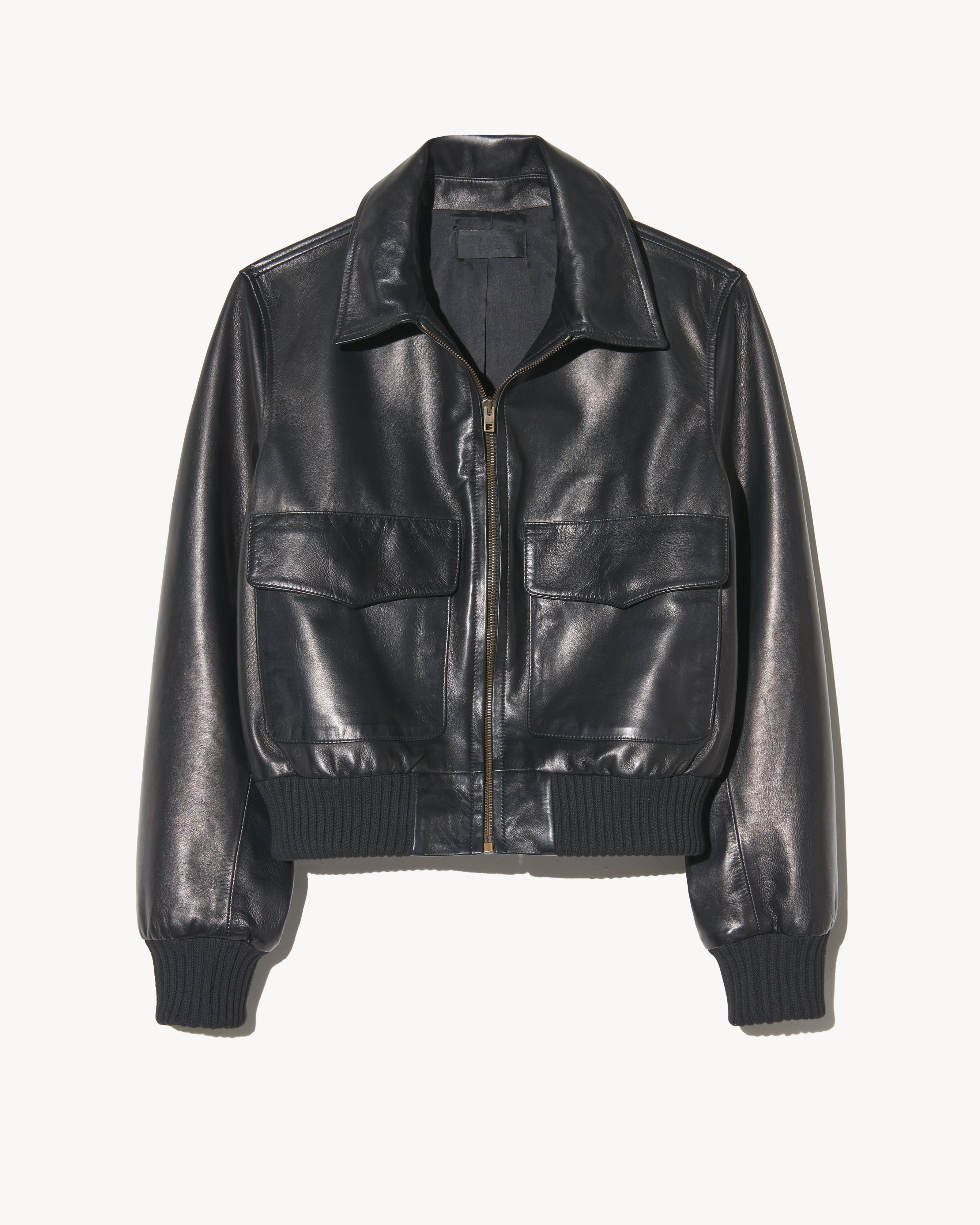 REDLEY LEATHER BOMBER JACKET