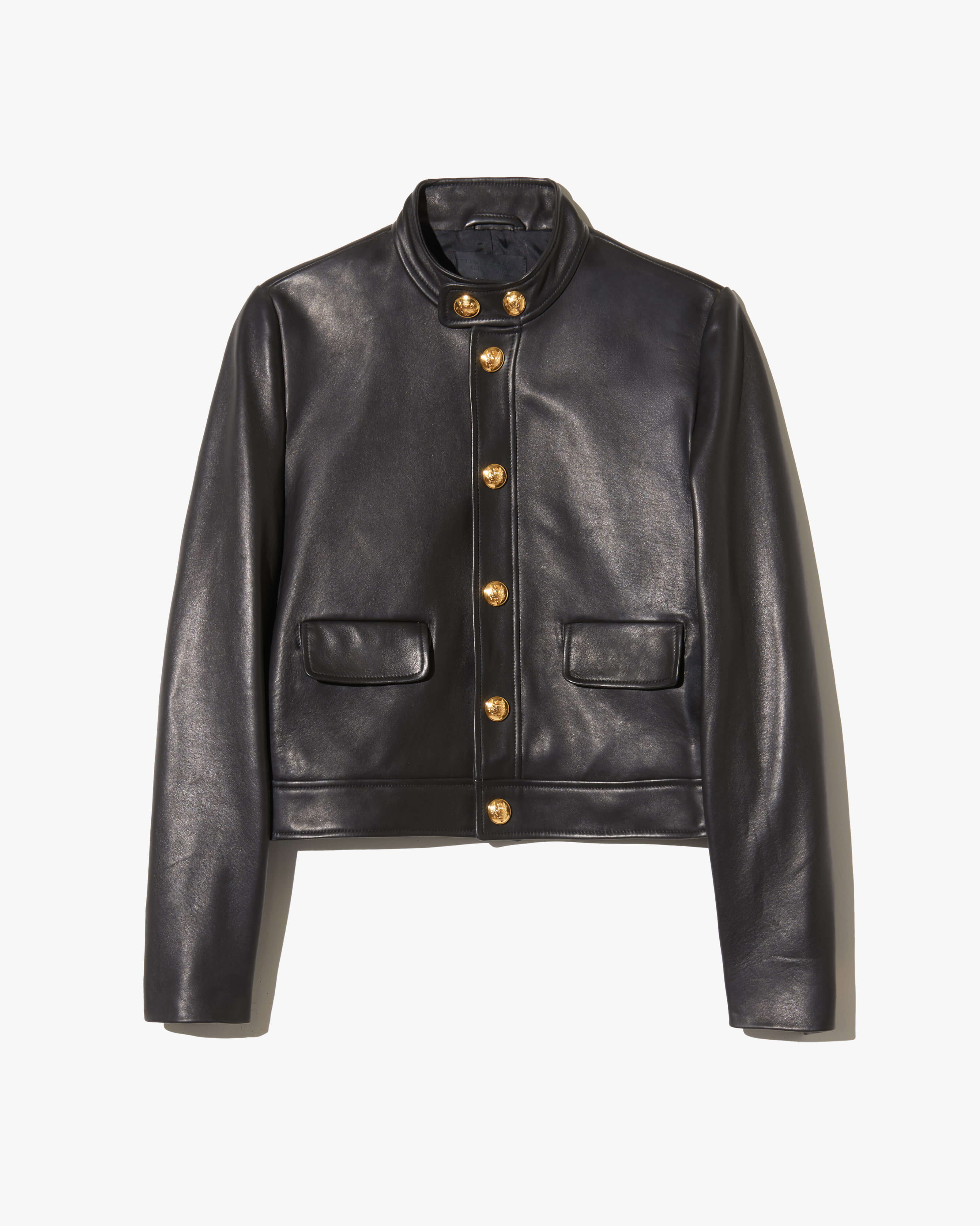 HADLEY LEATHER CROPPED JACKET
