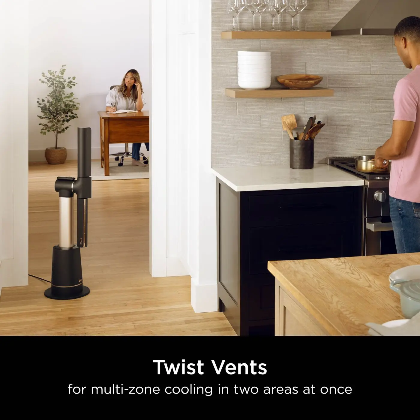 CalmFlow Bladeless Tower Fan