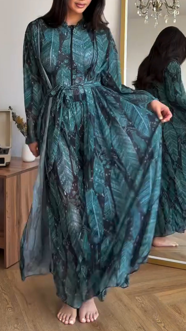 Ladies' Printed Casual Three Piece Set