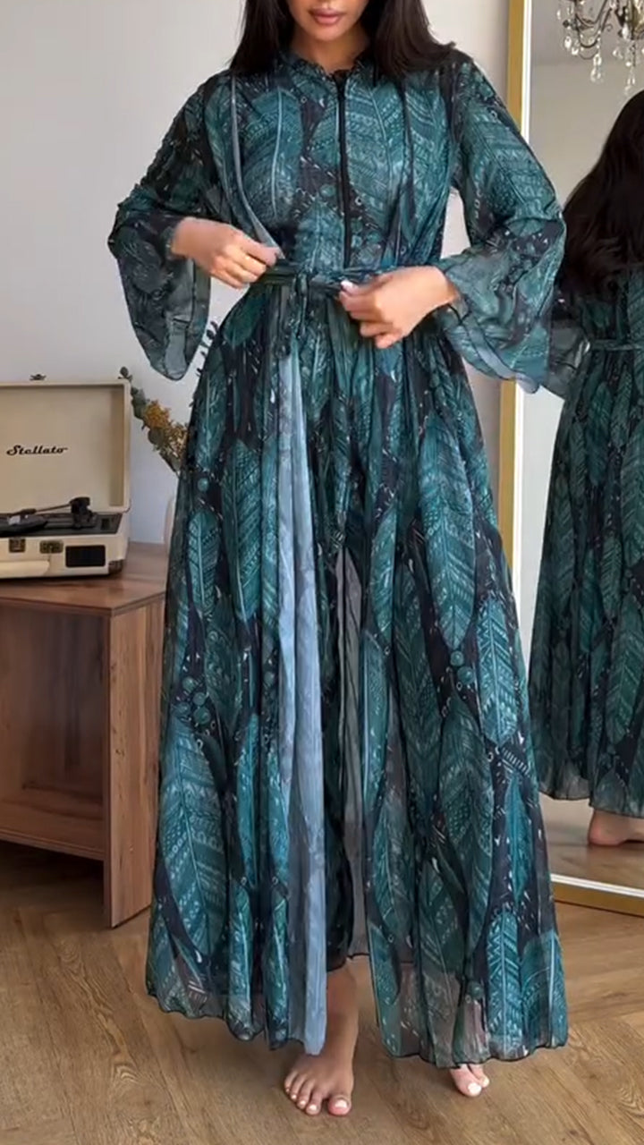 Ladies' Printed Casual Three Piece Set