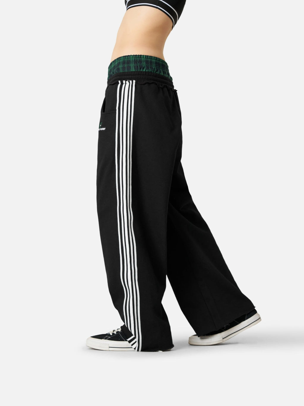 Retro Double Waist Sweatpants – Unisex Style