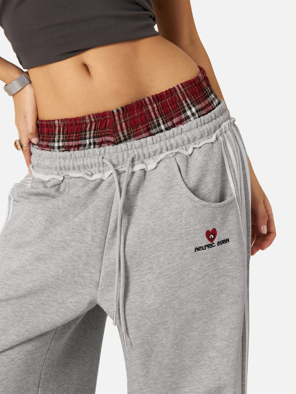 Retro Double Waist Sweatpants – Unisex Style
